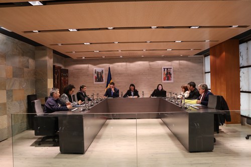 Reunión sobre el avance del proyecto sociosanitario en Andorra