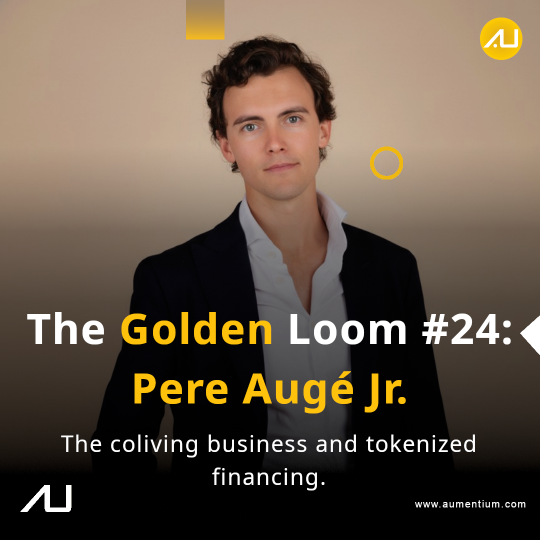Pere Augé Jr. en la conferencia sobre coliving y financiamiento tokenizado