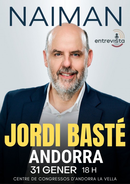 Jordi Basté en entrevista en directo en Andorra la Vella
