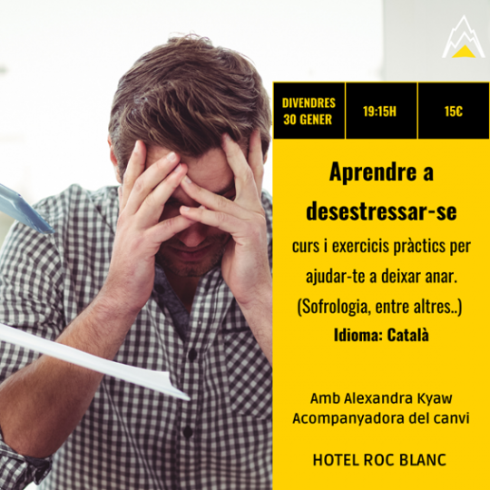 Persona con las manos en la cabeza mostrando estrés en un taller