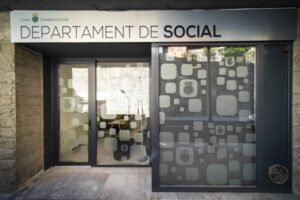 Entrada del Departament de Social d'Andorra la Vella