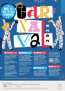 Cartel del Carnaval 2026 en Canillo con actividades y fechas.