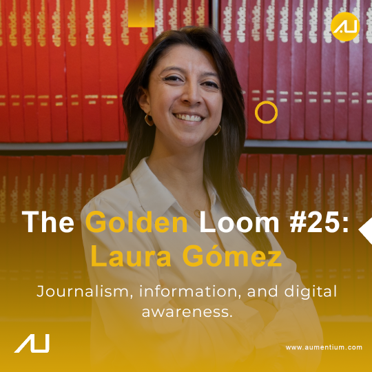 Laura Gómez en conferencia sobre periodismo y digitalización en El Teler Daurat