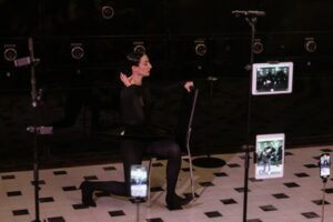 Lorena Nogal actuando en un espectáculo de danza inspirado en Picasso