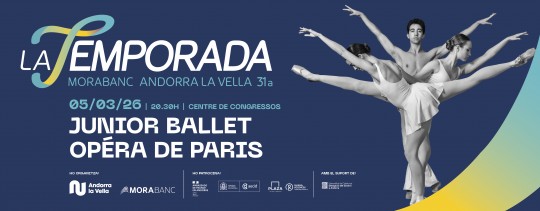 Cartel del Junior Ballet de la Ópera de París en Andorra la Vella