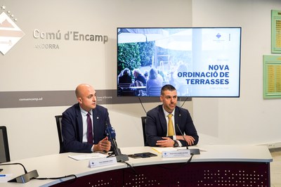 Reunión sobre la nueva normativa de terrasses en Comú d'Encamp