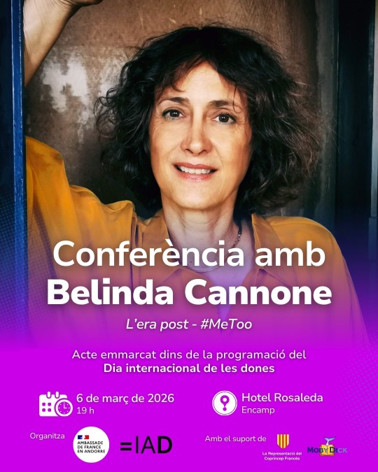 Belinda Cannone en conferencia sobre el impacto del movimiento #MeToo