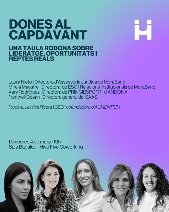 Mujeres en una mesa redonda sobre liderazgo en Andorra la Vella