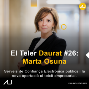 Marta Osuna en la xerrada sobre serveis electrònics a Escaldes-Engordany
