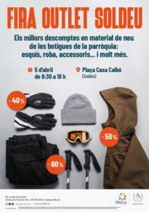 Material de neu en oferta en la Fira Outlet de Soldeu