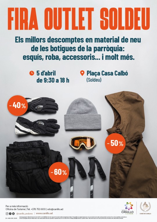 Material de neu en oferta en la Fira Outlet de Soldeu