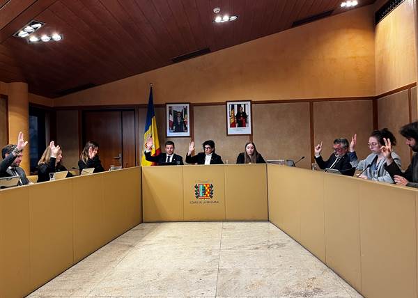 Reunión del Consell de La Massana para aprobar el presupuesto 2025.