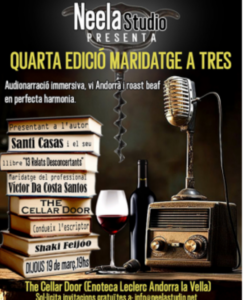 Presentación literaria y maridaje de vino en Andorra la Vella