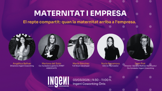 Participantes de la taula rodona sobre maternitat i empresa a Andorra la Vella