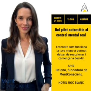 Helena, fundadora de MentConscient, en xerrada sobre control mental