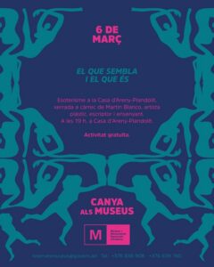 Cartel de la xerrada sobre esoterisme a la Casa d'Areny-Plandolit