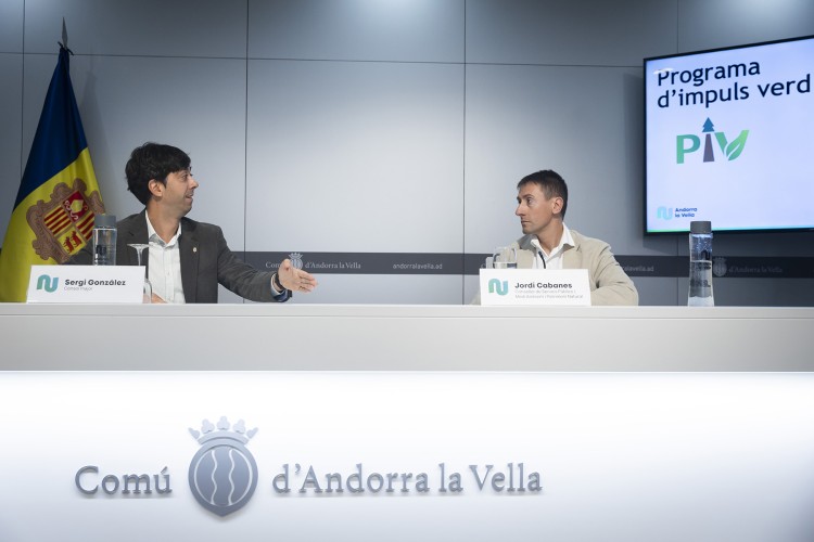 Reunión sobre el Programa d'Impuls Verd en Andorra la Vella