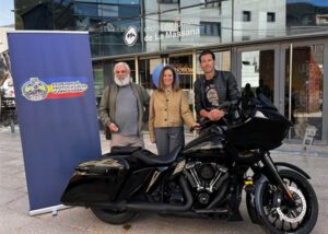 Presentación de la Road Rally y Baggers en Arinsal con motocicletas