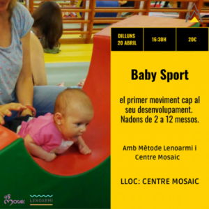 Nadons participant en activitats de Baby Sport a Escaldes-Engordany.
