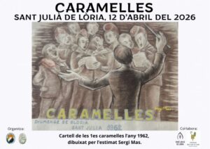 Cartel de las caramelles en Sant Julià de Lòria en 2026