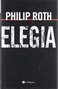 Portada del libro Elegia de Philip Roth en un club de lectura