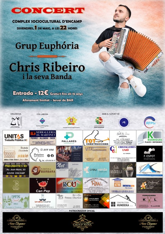 Cartel del concert del 30è aniversari del Grup de Folklore Casa de Portugal