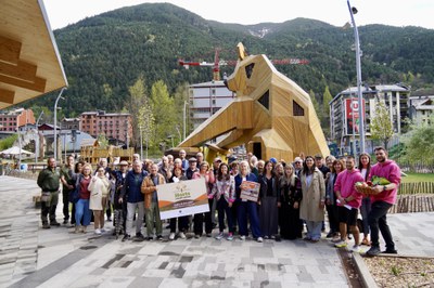 Entrega de horts socials a la gent gran a Encamp