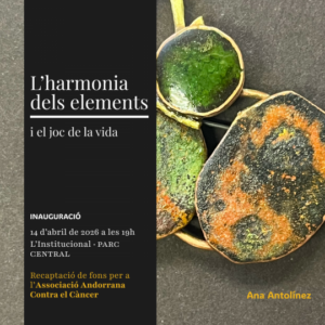 Obras de Ana Antolínez en la exposición solidaria en Andorra la Vella