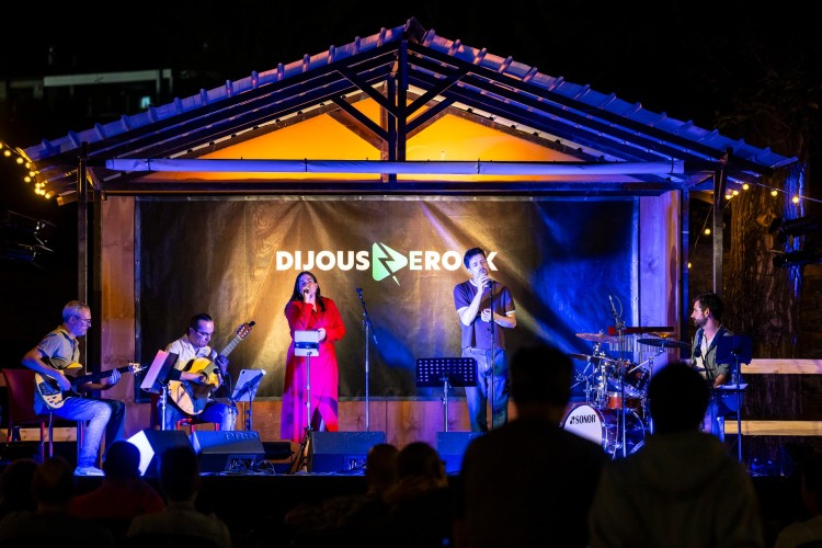Actuació en directe al Dijousderock 2026 a Andorra la Vella