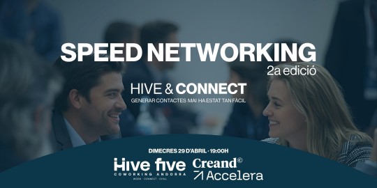 Participantes en evento de speed networking en Andorra
