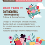 Cartel del contacontes Amanida de contes en Sant Julià de Lòria