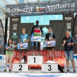 Entrega de premis de la 43a OTSO Travessa d'Encamp con ganadores en el podio