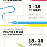 Cartel de la muestra de alumnos de la Escuela de Arte de Escaldes-Engordany