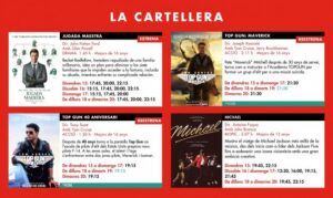 Cartellera de pel·lícules dels Cinemes Illa Carlemany d'Escaldes-Engordany