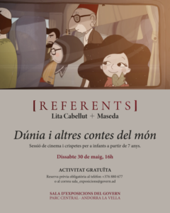 Cartel de la proyección de Dúnia y otros cuentos del mundo en Andorra