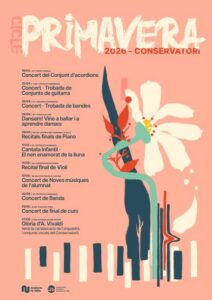 Cartel del ciclo de primavera 2026 con recitals de piano en Andorra la Vella