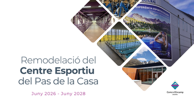 Imatge del projecte de remodelació del centre esportiu del Pas de la Casa