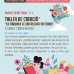 Cartel del taller infantil de superhéroes en Sant Julià de Lòria