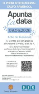 Acte de lliurament del IX Premi Internacional Calvó Armengol a Johannes Stroebel