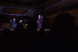 Actuació en directe del Festival ClàssicAnd amb cantant i pianista