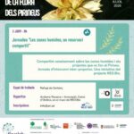Cartel del Festival de la Flora del Pirineu sobre zonas humides en Ordino