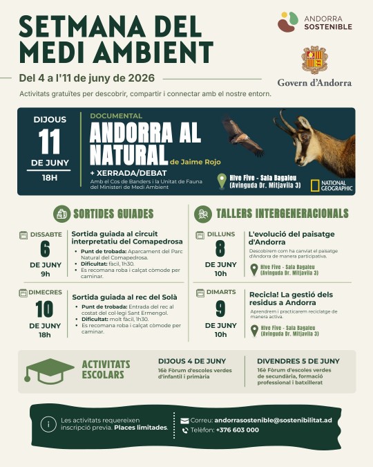 Participantes en una passejada guiada por el rec del Solà en Andorra.