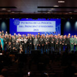 Ceremonia de la Policía de Andorra con reconocimientos a miembros del cuerpo