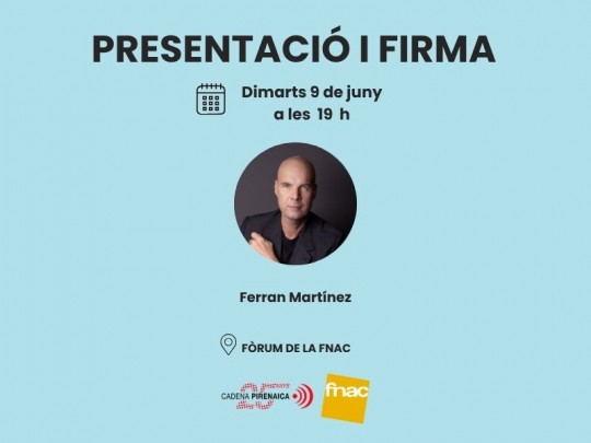 Ferran Martínez en la presentación de su libro en FNAC Andorra
