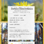 Cartel de la actividad de etnobotánica en Escaldes-Engordany