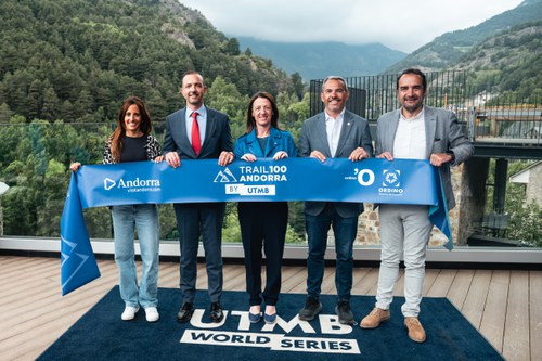 Presentación de la Trail 100 Andorra by UTMB con autoridades locales