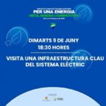 Cartel de la visita gratuita a la estación de la Gonarda en Andorra